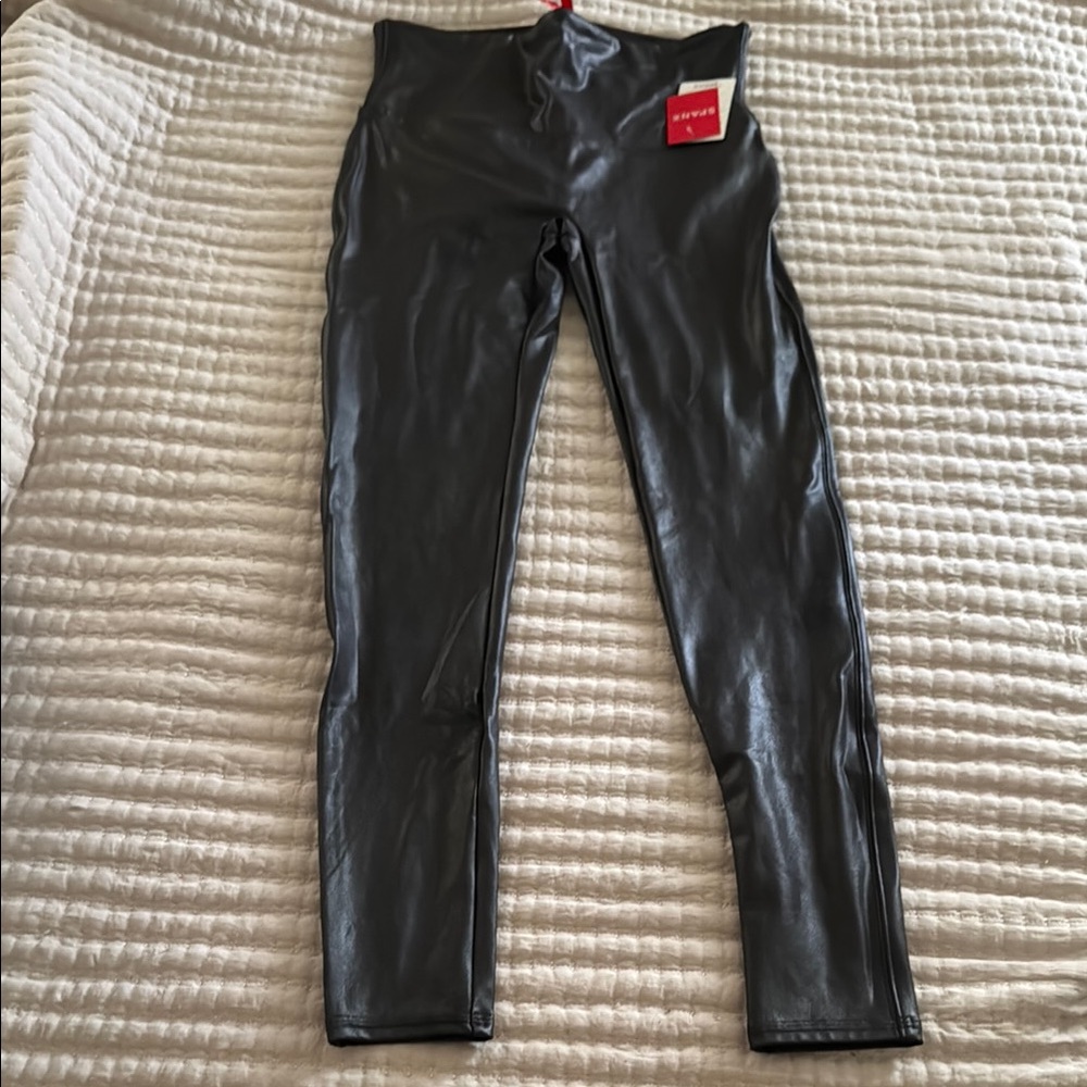 SPANX Black Leggings with Stretch Comfort